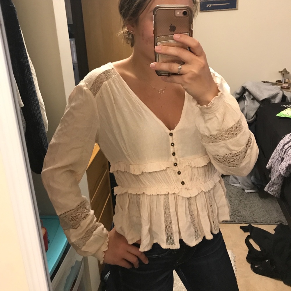 Pink blouse